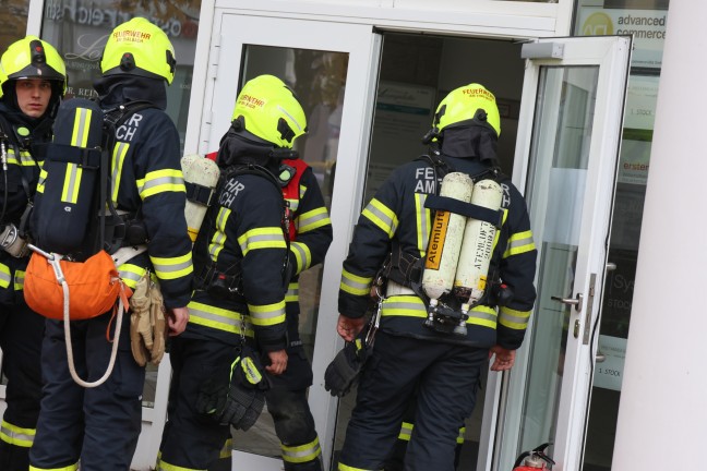 	Brand in einem Pizza-Restaurant in Thalheim bei Wels sorgte fr Einsatz zweier Feuerwehren