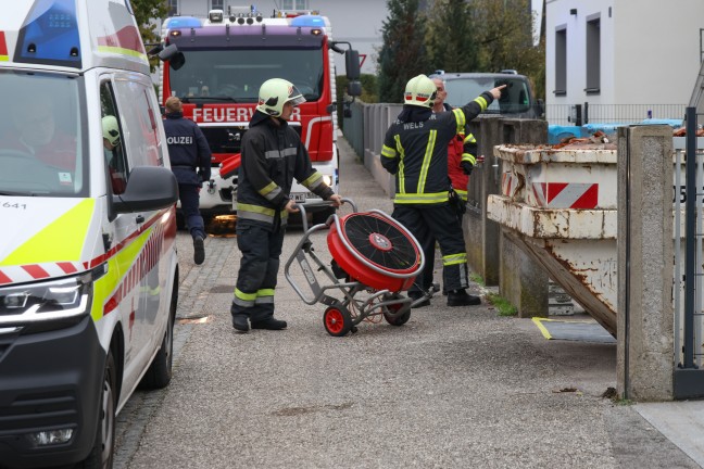 	Hohe CO-Konzentration: Person in einem Wohnhaus in Wels-Schafwiesen reglos aufgefunden