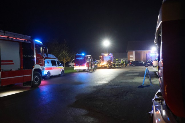 	Drei Feuerwehren bei kleinerem Brand auf Bauernhof in Enns im Einsatz