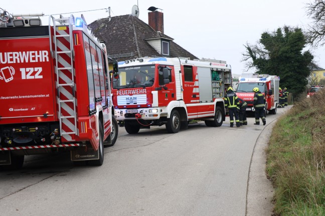 	Drei Feuerwehren bei Kchenbrand in Kremsmnster im Einsatz