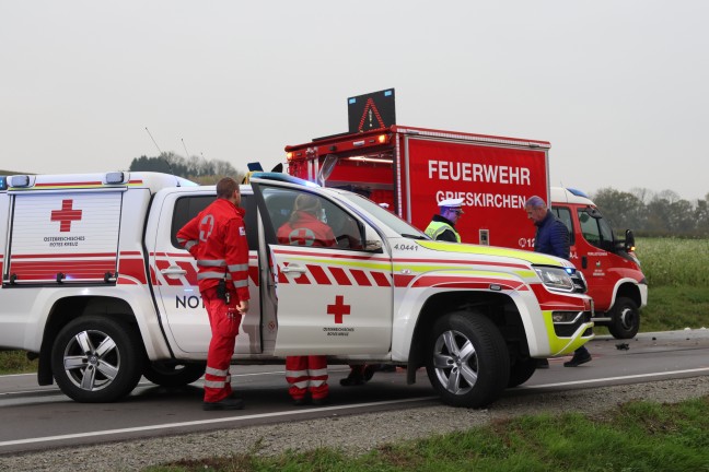 	Tdlicher Frontalcrash: Autolenker (57) starb bei Kollision mit Biertransporter in Grieskirchen