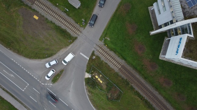 	Unfall auf einem Bahnbergang in Aurolzmnster endet glimpflich