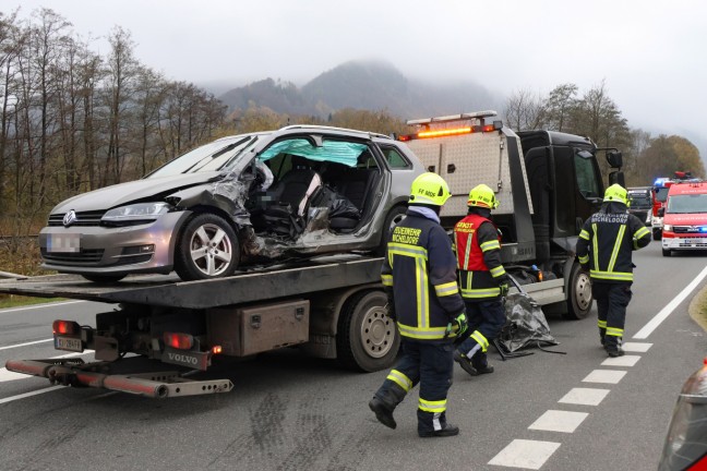 	Unfalllenker (84) nach schwerem Crash in Micheldorf in Obersterreich im Klinikum verstorben