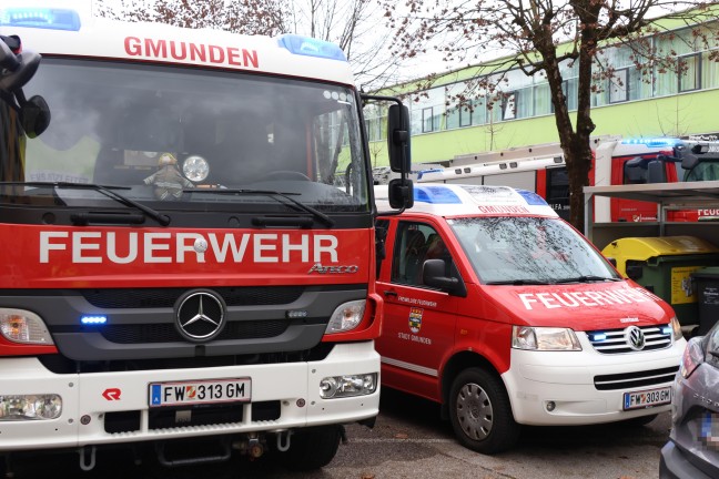 	Kchenbrand in einer Wohnung eines Mehrparteienwohnhauses in Gmunden