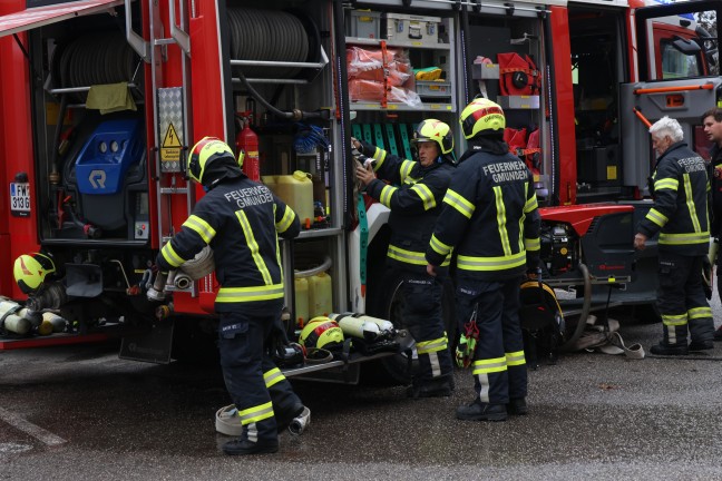 	Kchenbrand in einer Wohnung eines Mehrparteienwohnhauses in Gmunden