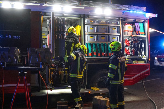 	Schwerer Crash auf Innviertler Strae bei Wallern an der Trattnach