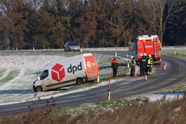 	Busunfall gemeldet: Crash zwischen Kleintransporter und PKW in Taiskirchen im Innkreis