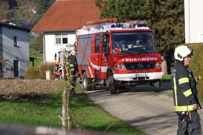 	Zwei Feuerwehren bei Glimmbrand in einem Wohnhaus in Buchkirchen im Einsatz