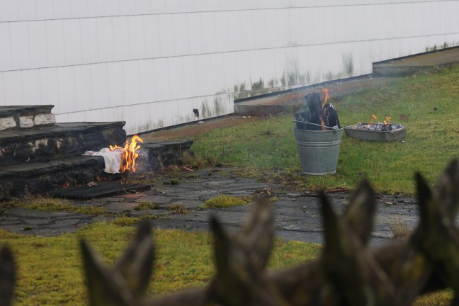 	Explosionsgefahr durch bei Bauarbeiten beschdigte Gasleitung in Stadl-Paura