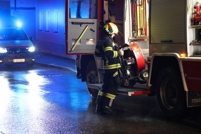 	Brand in einem Haus im Ortszentrum von Gallspach sorgte fr Einsatz zweier Feuerwehren