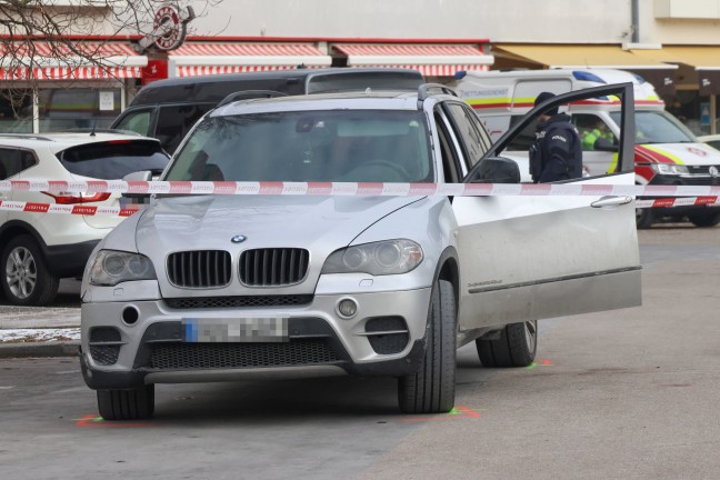 Schsse gefallen: Tschetschene bei Streit in einem Auto in Linz-Neue Heimat angeschossen