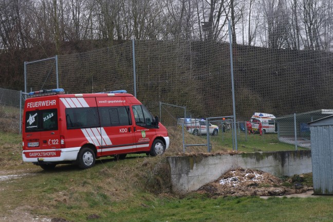 Absturz: Mann bei Forstarbeiten in Gaspoltshofen in steilem Waldstck abgestrzt