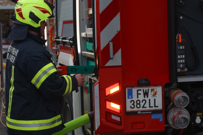 Hund als Brandmelder: Einsatz zweier Feuerwehren bei Brand in einem Wohnhaus in St. Marien