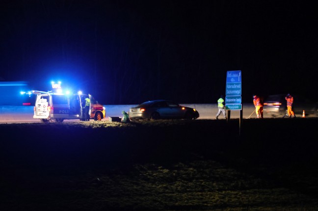 Schwerst verletzt: Bulgare (31) bei Panne auf Innkreisautobahn in Andrichsfurt von LKW erfasst