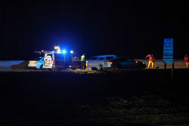 Schwerst verletzt: Bulgare (31) bei Panne auf Innkreisautobahn in Andrichsfurt von LKW erfasst