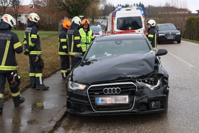 Verkehrsunfall bei Buchkirchen fordert eine verletzte Person