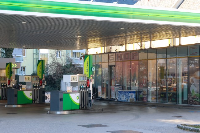 Versuchter Raubberfall auf Tankstelle in Linz-Franckviertel