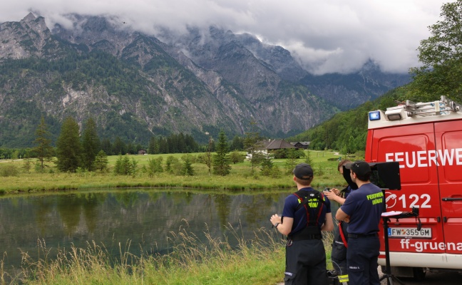 Suchaktion nach vermisster Bergwanderin in Grünau im Almtal fortgesetzt
