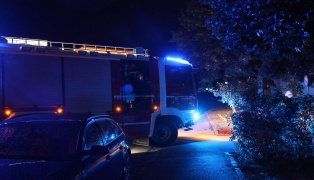 Nächtlicher Einsatz wegen eines Brandverdachts in Wels-Pernau