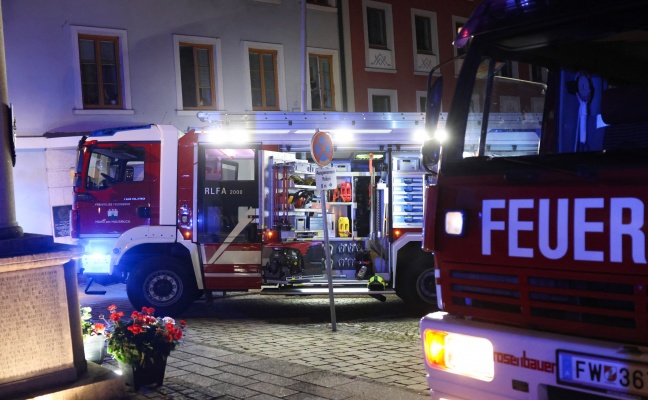 Vier Verletzte nach starker Rauchentwicklung in einem Gebude in Haag am Hausruck