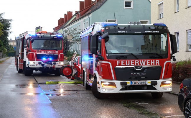 Heftiges Gewitter mit Starkregen sorgt für rund 150 Einsätze der Feuerwehr in Oberösterreich