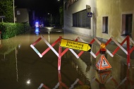 Überflutungen: Einsatzreiche Nacht für die Feuerwehren nach neuerlichem Starkregen in Oberösterreich