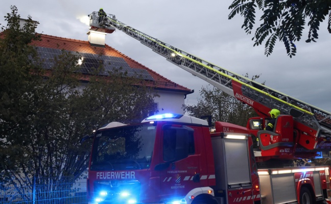 Technische Störung bei einer Heizungsanlage führte zu Einsatz der Feuerwehr in Marchtrenk