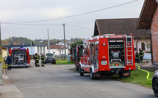 Einsatz zweier Feuerwehren bei Kchenbrand in Mauerkirchen