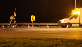 Schwerer Verkehrsunfall in einem Kreuzungsbereich der Wiener Strae bei Marchtrenk