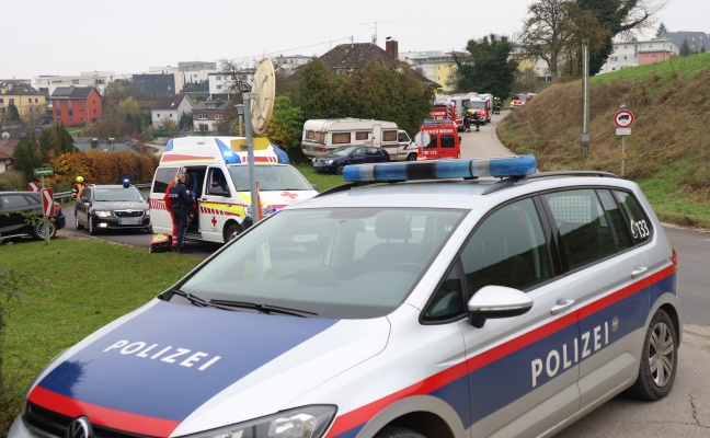 Drei Feuerwehren bei Kchenbrand in Kremsmnster im Einsatz