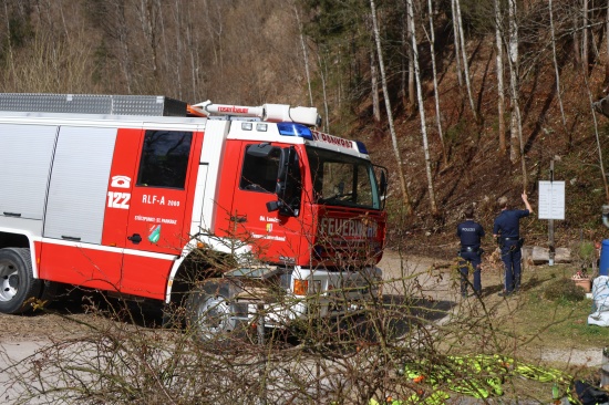 Greren Waldbrand am Teichlberg bei St. Pankraz im letzten Moment gerade noch verhindert